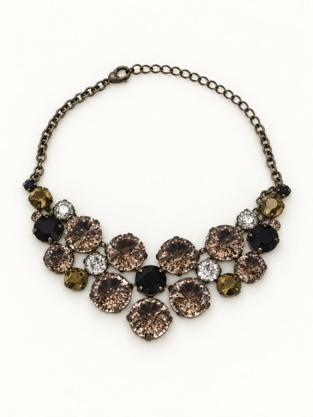 Sorrelli Black and Pink Statement Necklace